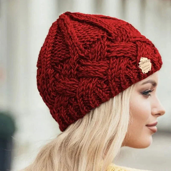 Strickmütze aus weichem, warmem Garn mit flexibler Passform