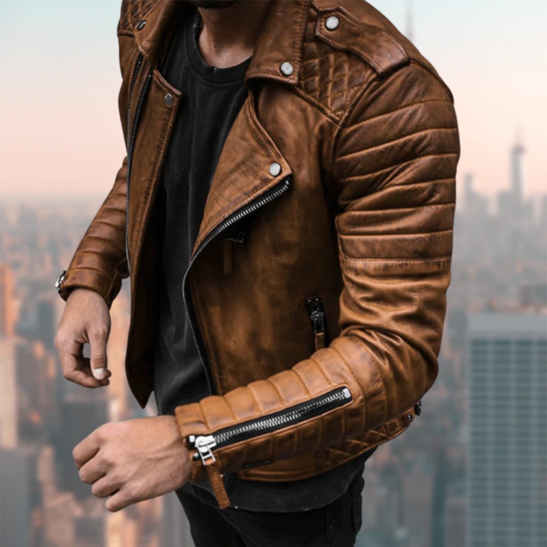 W&W Mode | Leder Motorradjacke Für Herren