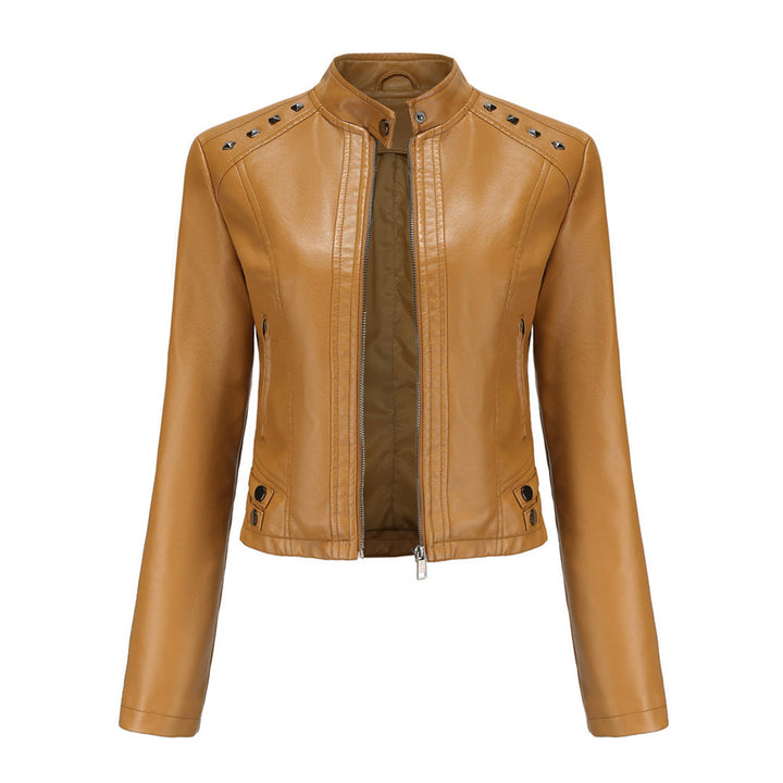 W&W Mode | Elegante Lederjacke mit einzigartigen Details für Damen