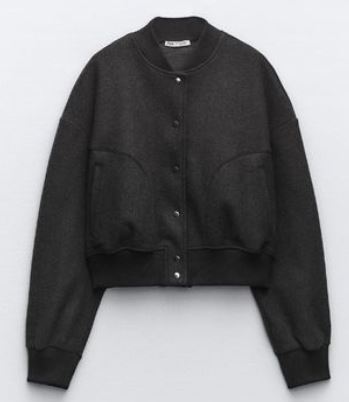 W&W Mode - Damen Crop Soft Bomber Jacke