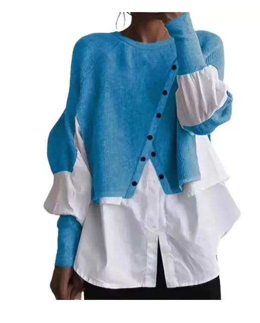 W&W Mode - Eleganter Pullover mit Hemd