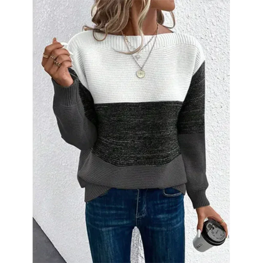 W&W Mode | Damen Winterpullover Lebendige kuschelige Strickwaren