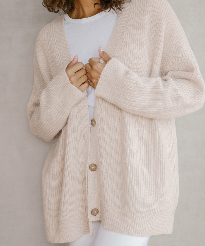 W&W Mode - Lässige Kokon-Strickjacke