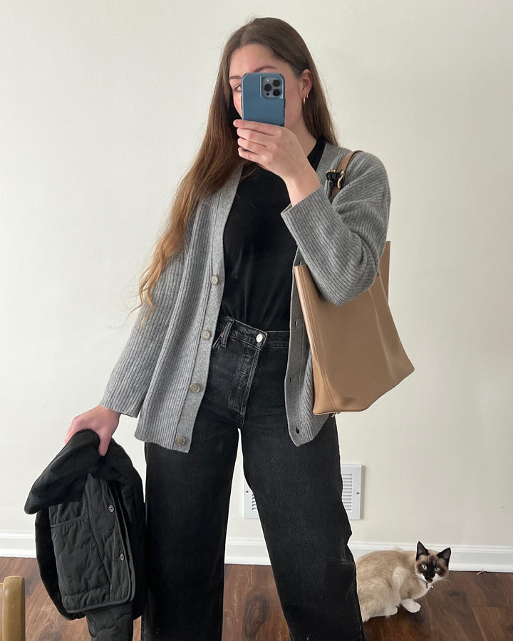 W&W Mode - Lässige Kokon-Strickjacke