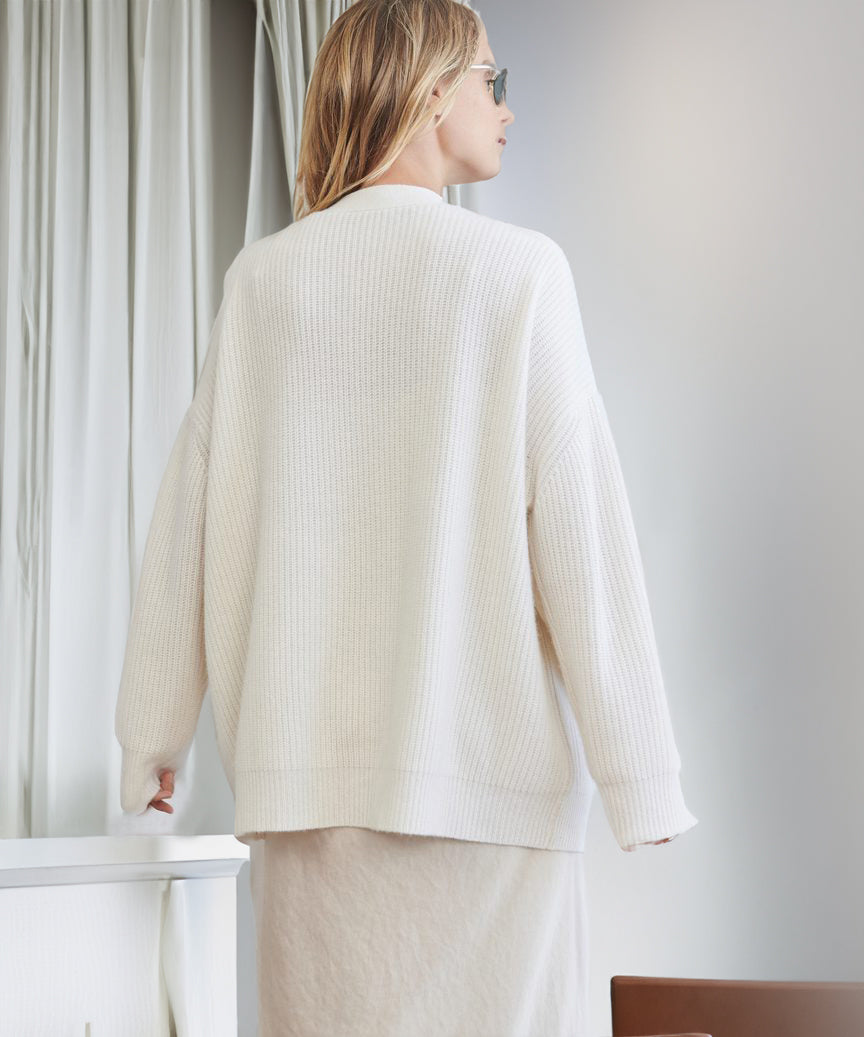 W&W Mode - Lässige Kokon-Strickjacke