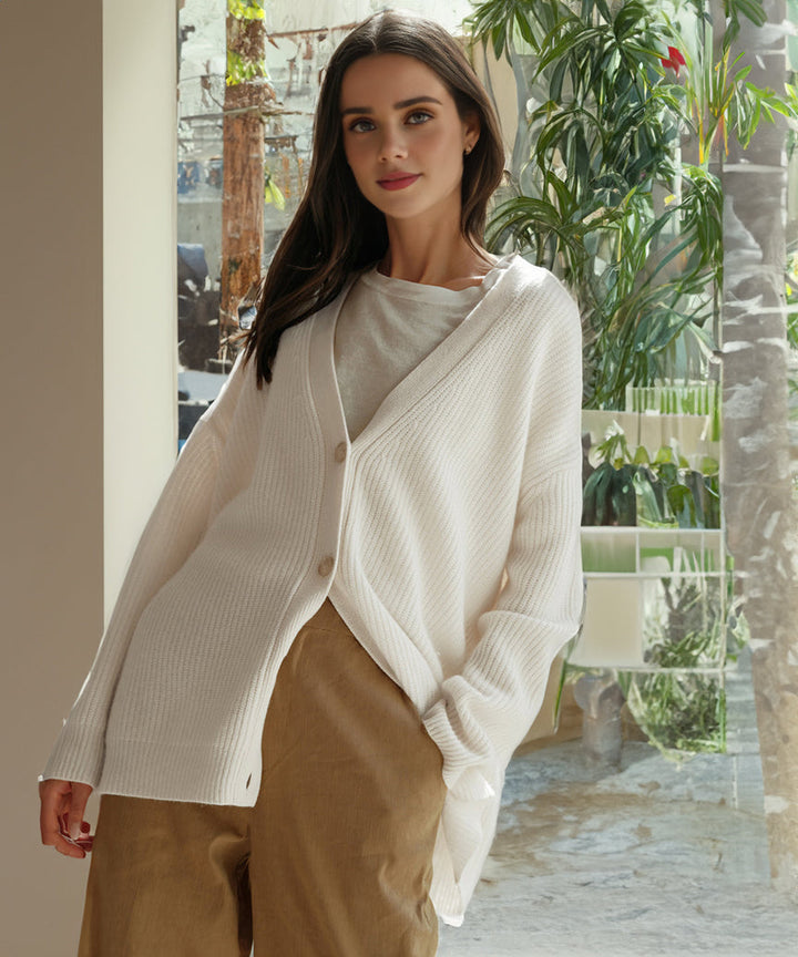 W&W Mode - Lässige Kokon-Strickjacke