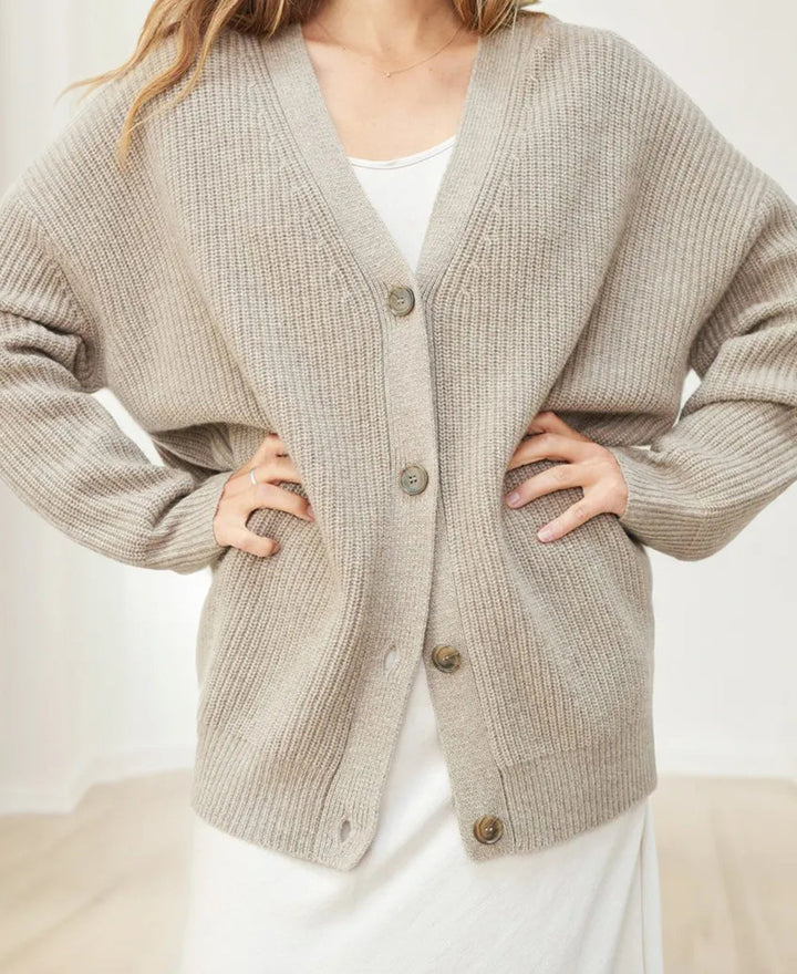 W&W Mode - Lässige Kokon-Strickjacke