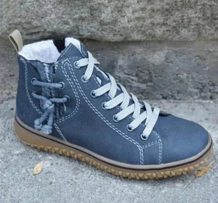 Zeitlos elegante Lederstiefel im Vintage-Look