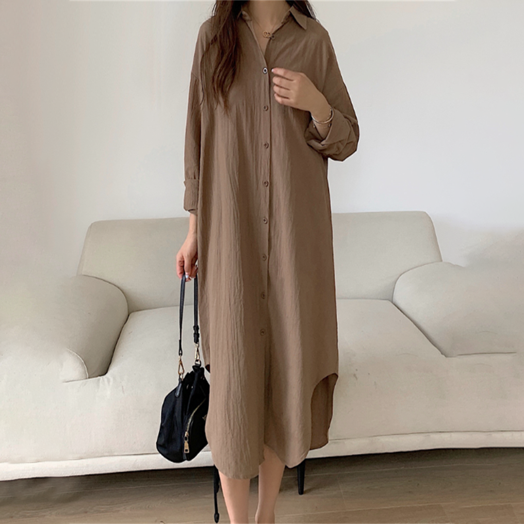 W&W Mode : Langes Hemdkleid für Stilvolle Bequemlichkeit