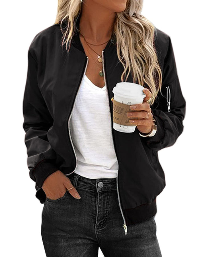 W&W Mode | Klassische Bomberjacke für Damen
