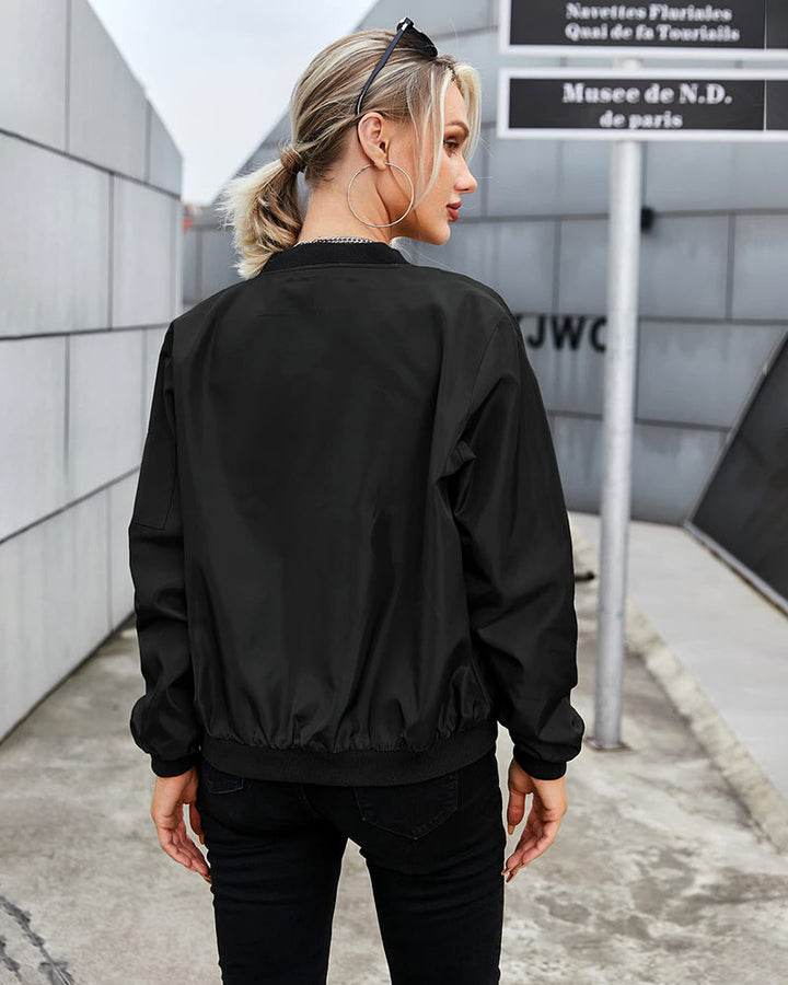 W&W Mode | Klassische Bomberjacke für Damen