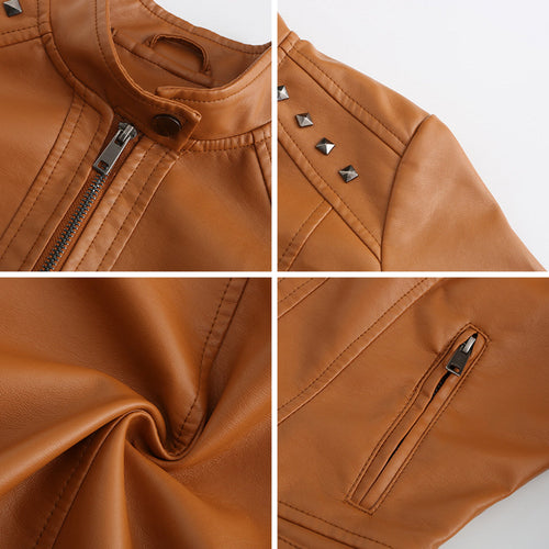 W&W Mode | Elegante Lederjacke mit einzigartigen Details für Damen
