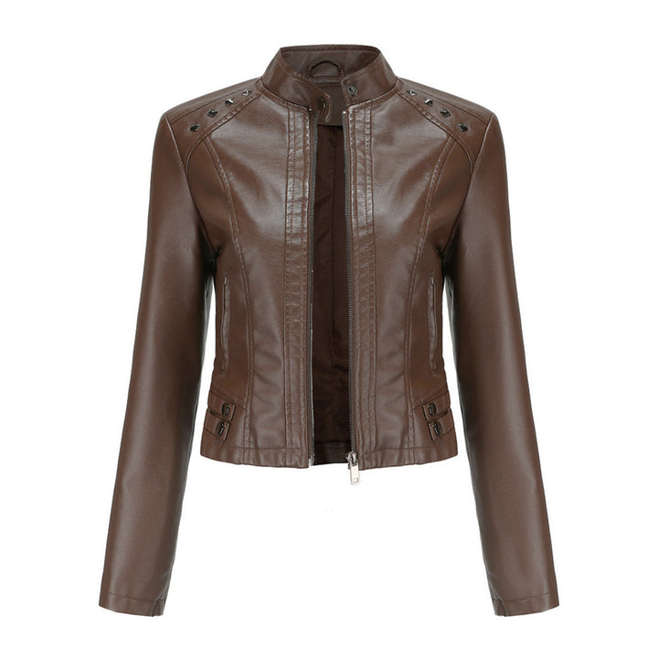 W&W Mode | Elegante Lederjacke mit einzigartigen Details für Damen