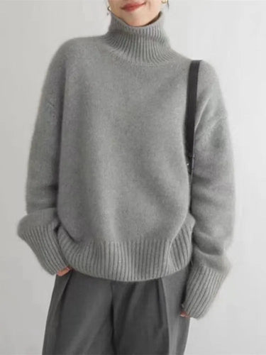 W&W Mode | Elegante Kaschmir Rollkragenpullover Damen