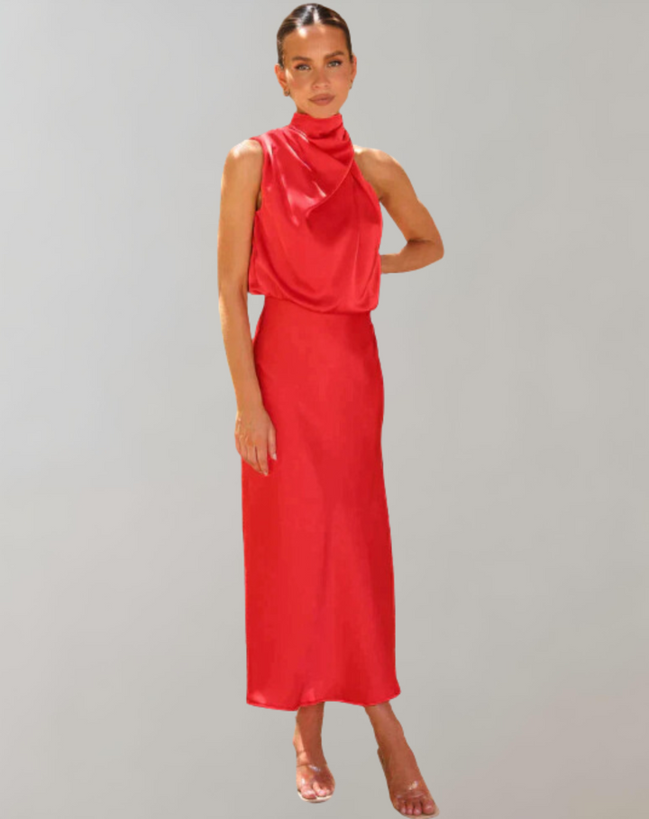 W&W Mode - Glänzendes Maxileid | Elegantes Abendkleid | Schick
