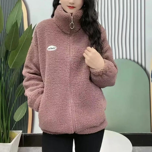W&W Mode -  Warme Winter-Fleecejacke für Damen