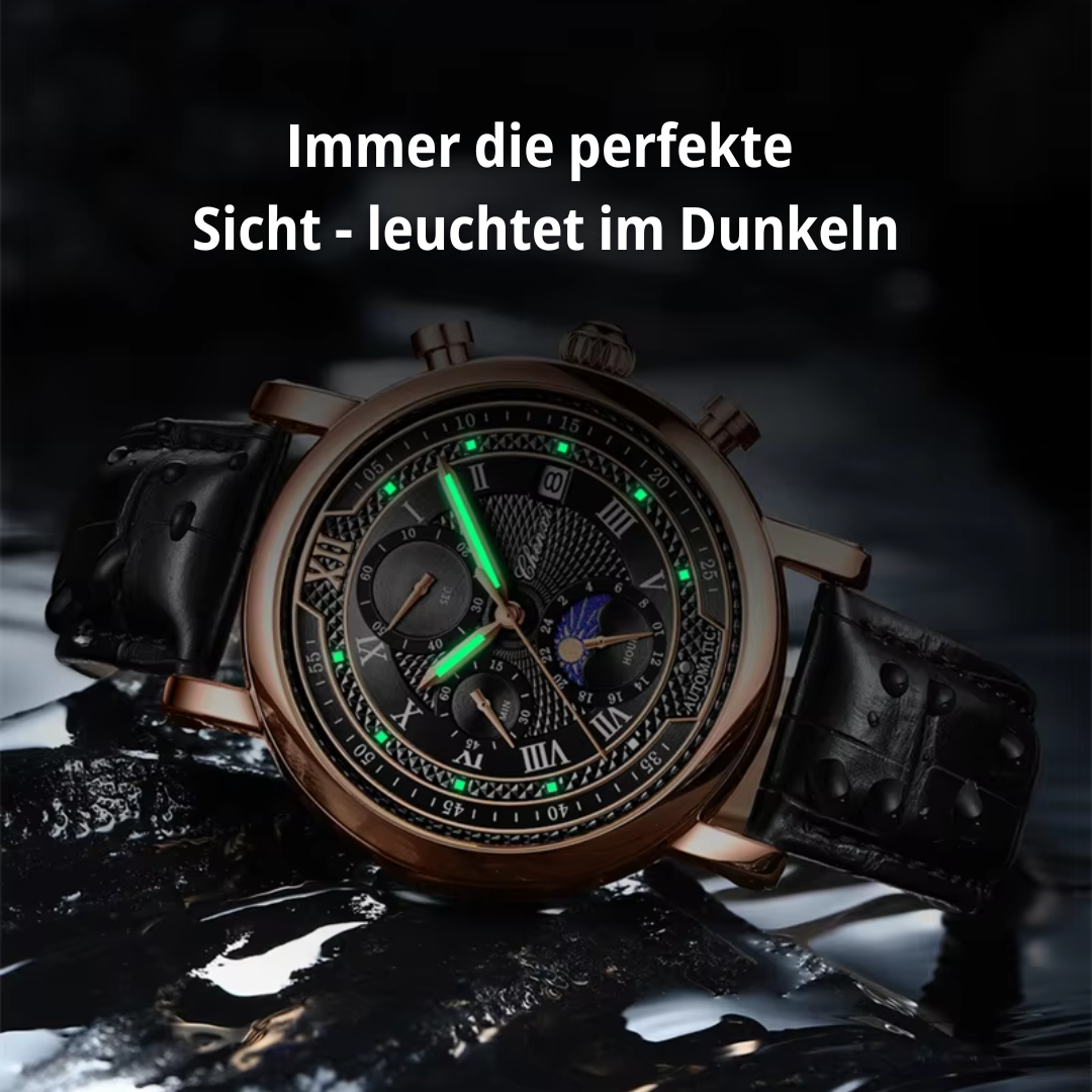 W&W Mode | Herren Armbanduhr Mit Lederarmband