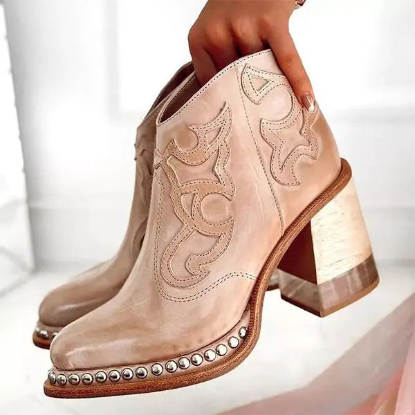 W&W Mode | Norwich bestickte Lederstiefel
