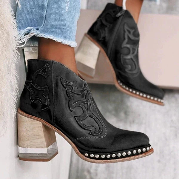 W&W Mode | Norwich bestickte Lederstiefel