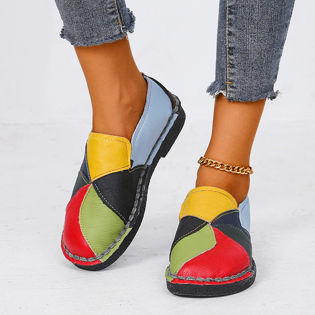 W&W Mode | Farbige Orthopädische Damenschuhe Mit Absatz