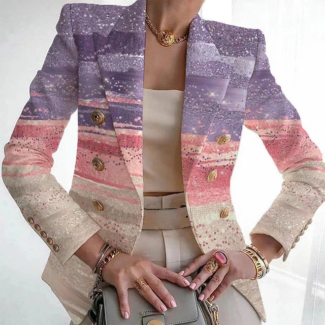 W&W Mode | Schicker Print Blazer