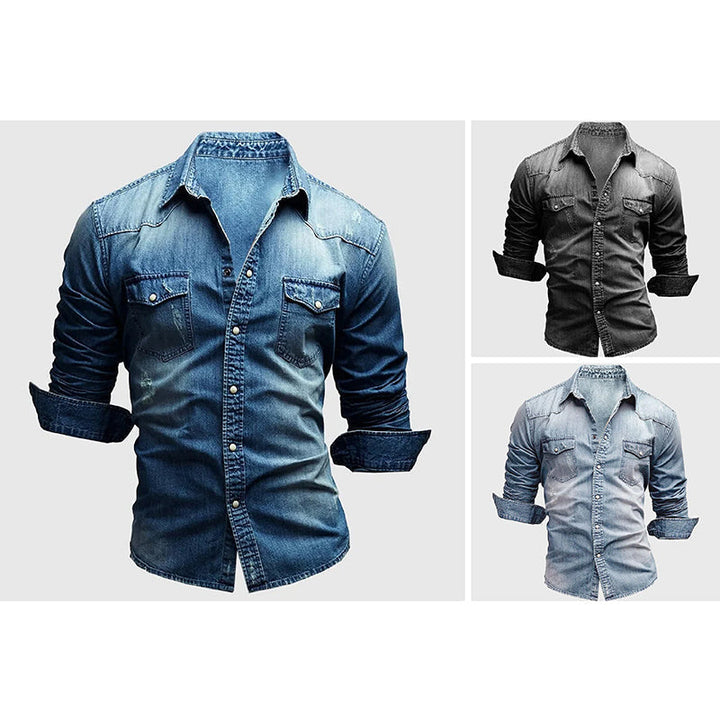 W&W Mode | Denim Hemd für Männer