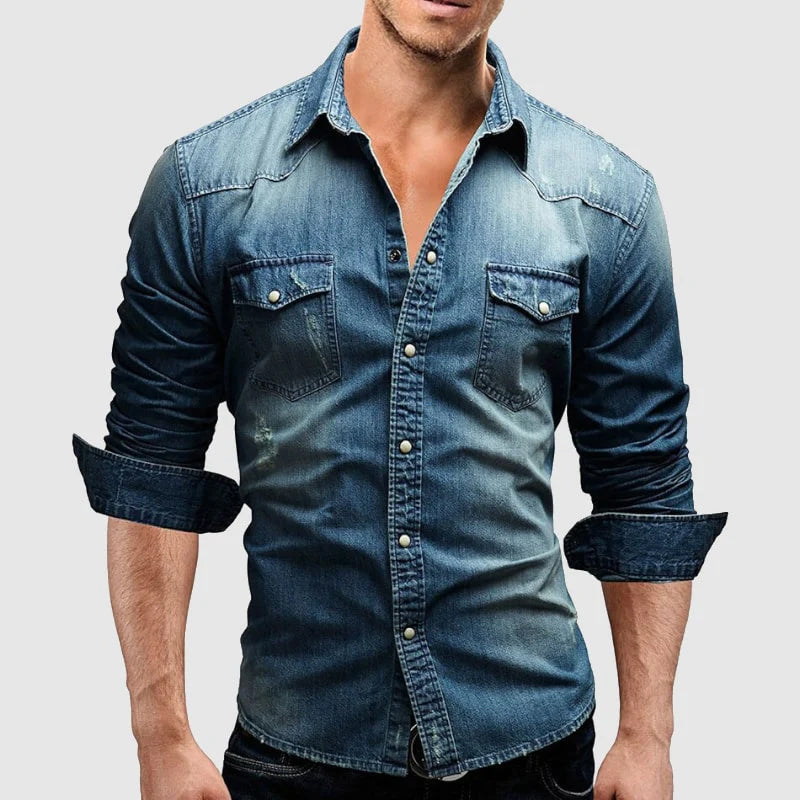 W&W Mode | Denim Hemd für Männer