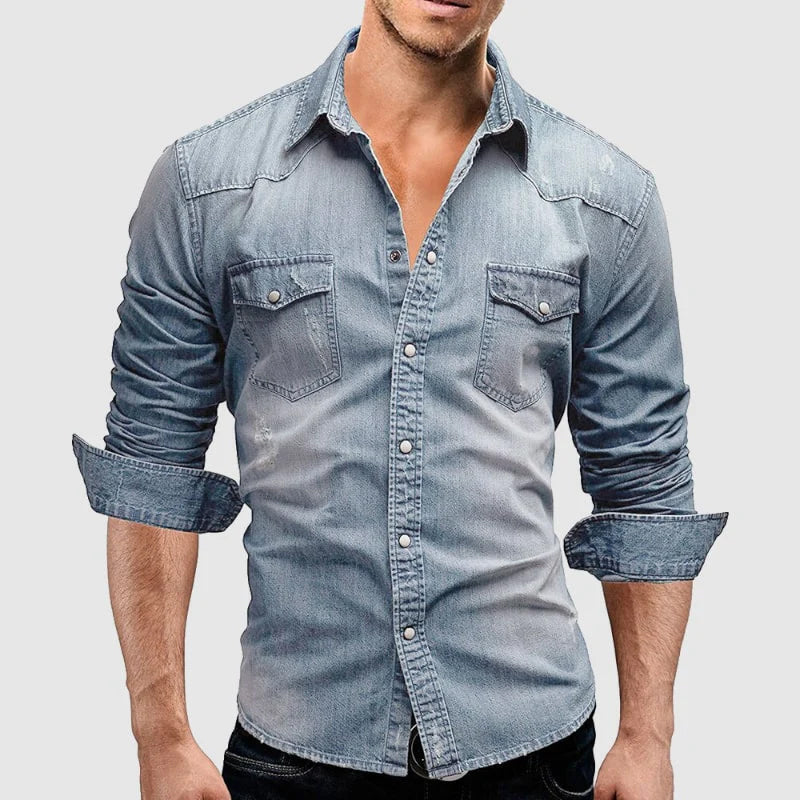 W&W Mode | Denim Hemd für Männer