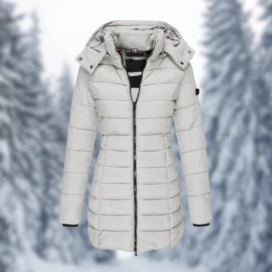 W&W Mode - Puffer - mit Kapuze - Winterjacke - Damenbekleidung