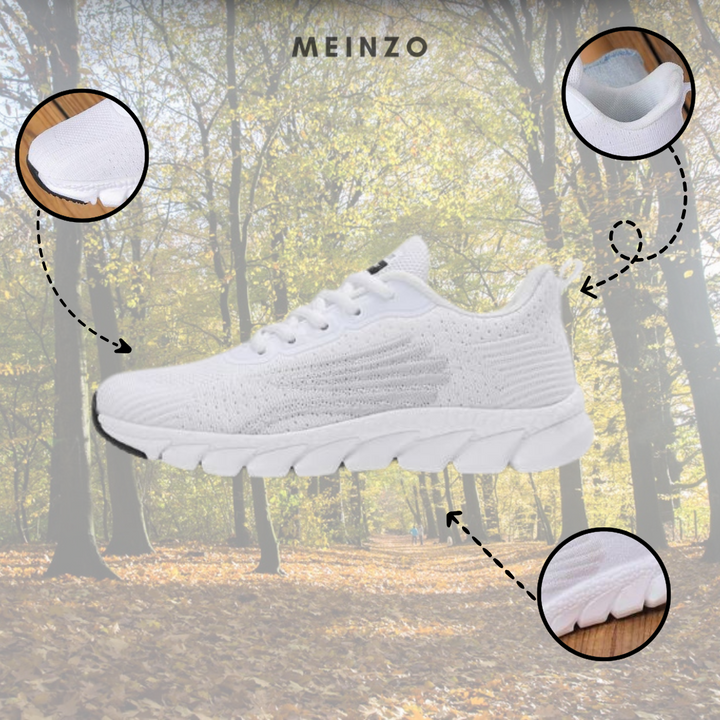 W&W Mode | Gestreifte Schnürschuhe - Weiche Sohlen