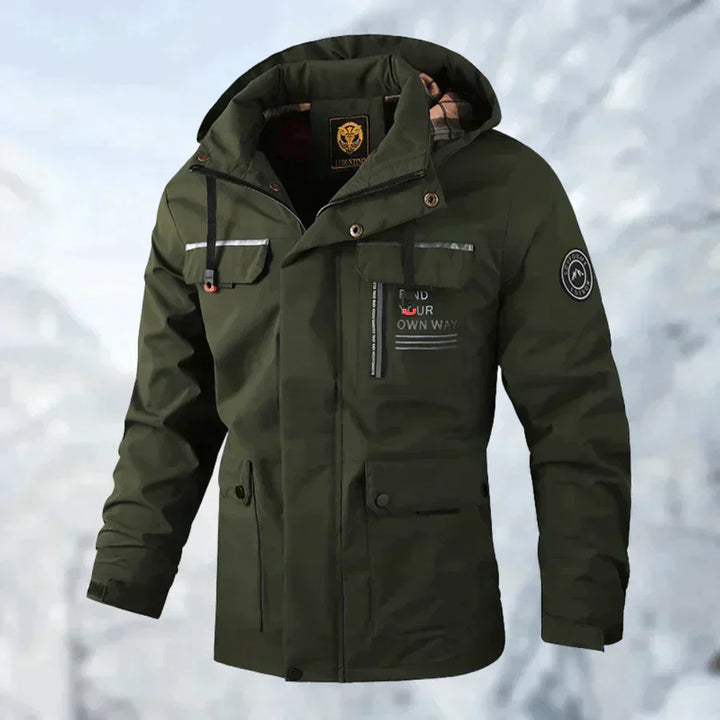 W&W Mode | Wasserdichte Outdoorjacke Für Herren