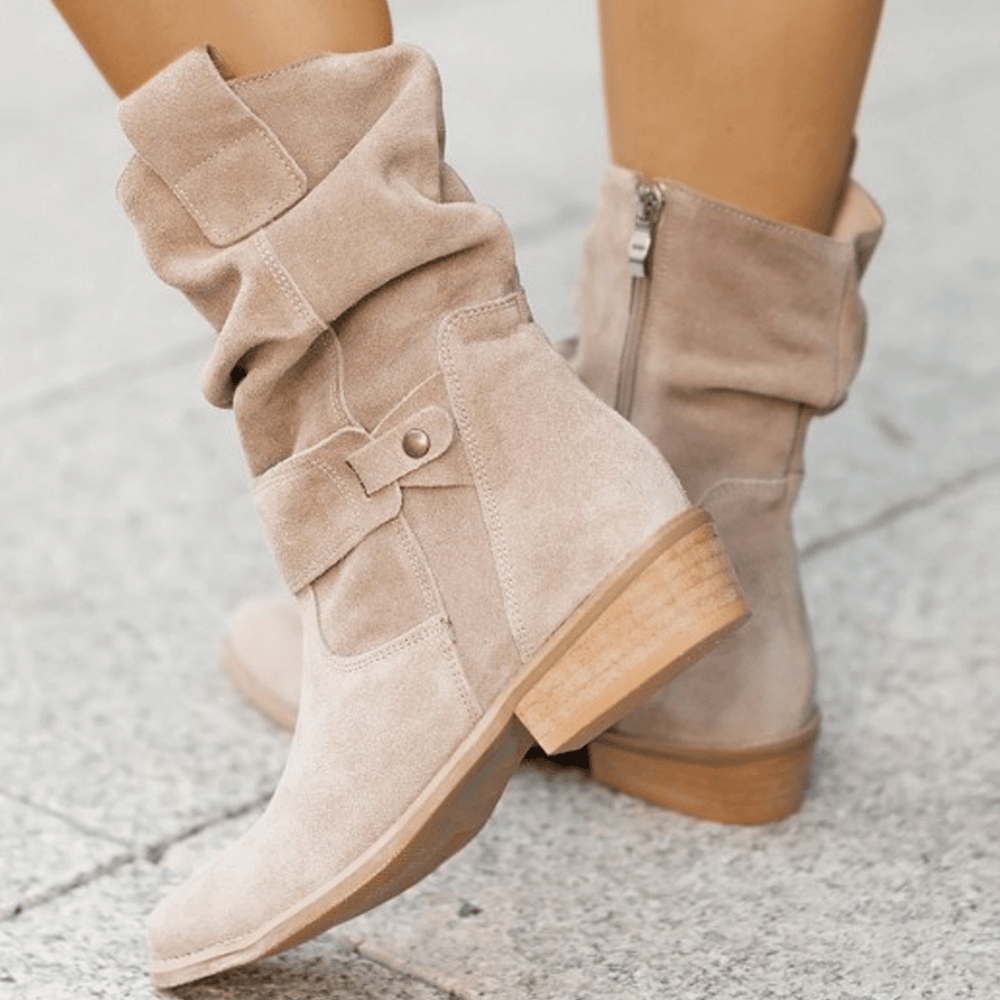 W&W Mode | Damen Stiefel aus Wildleder