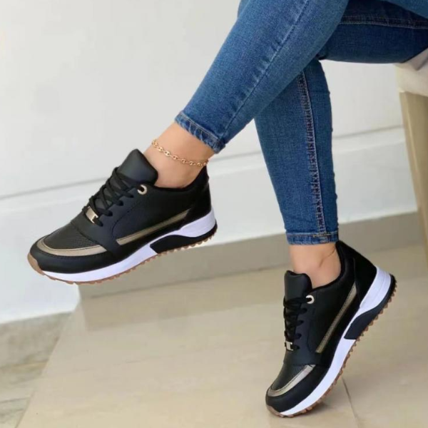 W&W Mode | Stilvolle Orthopädische Sneakers mit Schnürsenkel für Damen