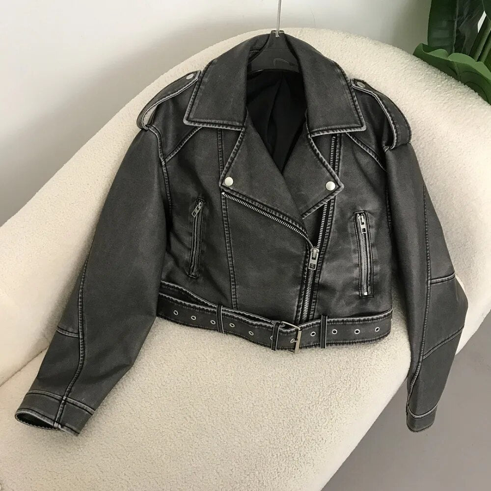 W&W Mode | elegante Lederjacke für den Frühling