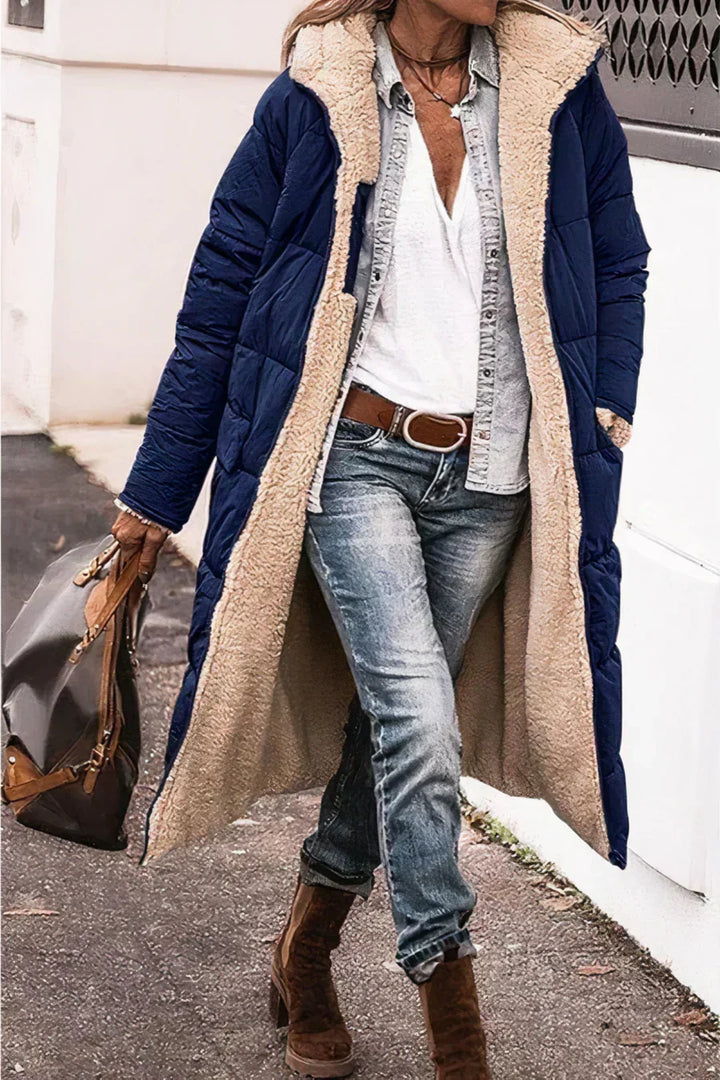 W&W Mode | Eleganter Doppelseitiger Warmer Parka