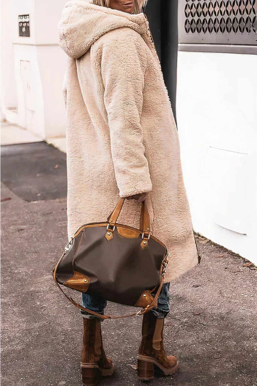 W&W Mode | Eleganter Doppelseitiger Warmer Parka