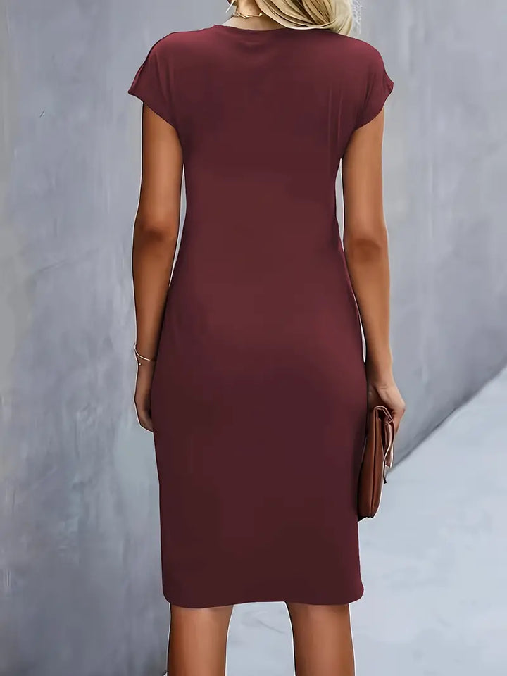 Damen-Midikleid mit vielseitigem Design