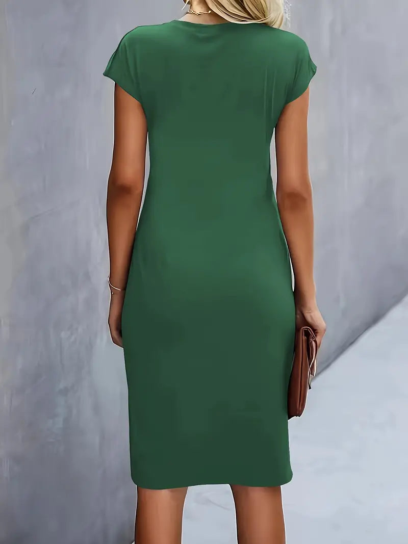 Damen-Midikleid mit vielseitigem Design