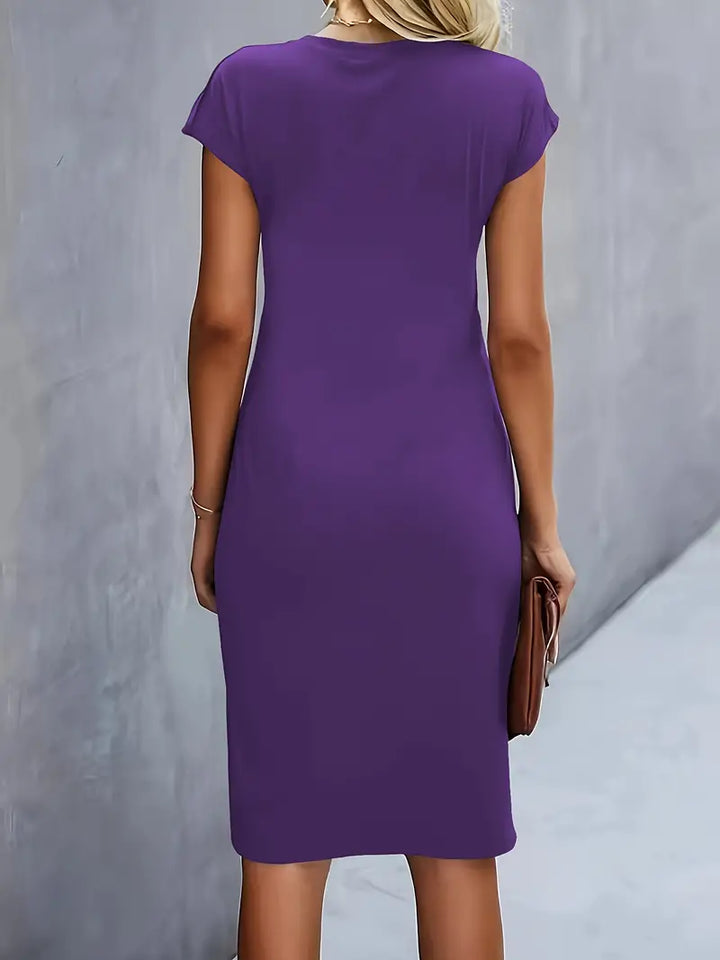 Damen-Midikleid mit vielseitigem Design