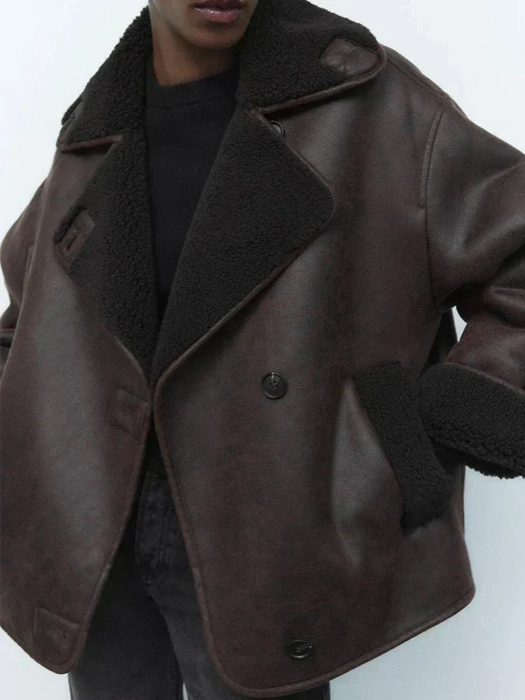 W&W Mode | Vintage Lederjacke für Damen