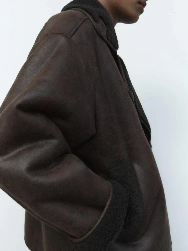 W&W Mode | Vintage Lederjacke für Damen