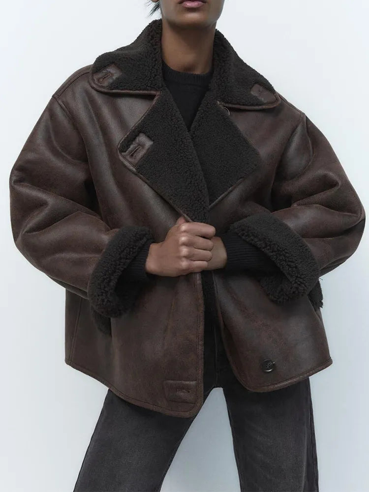 W&W Mode | Vintage Lederjacke für Damen