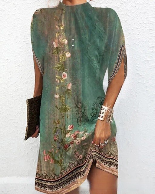 W&W Mode - Modekleid mit Fledermausärmeln