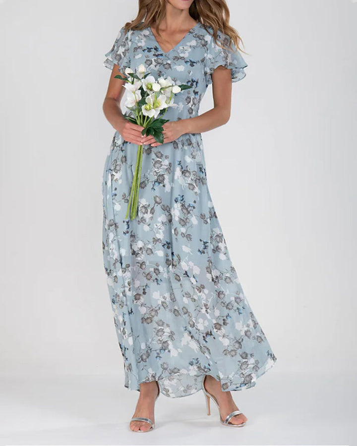 W&W Mode | Geblümtes Chiffonkleid für Damen