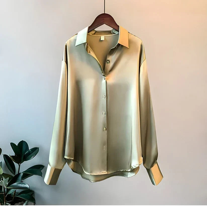 W&W Mode | Luxuriöses Damen Seidenhemd Für Einen Eleganten Look