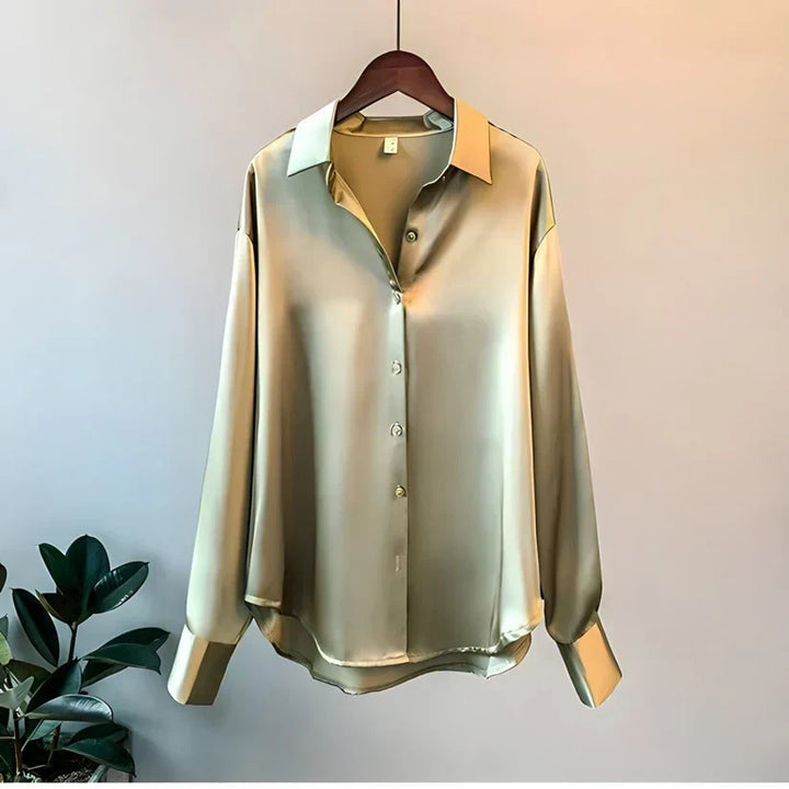 W&W Mode | Luxuriöses Damen Seidenhemd Für Einen Eleganten Look