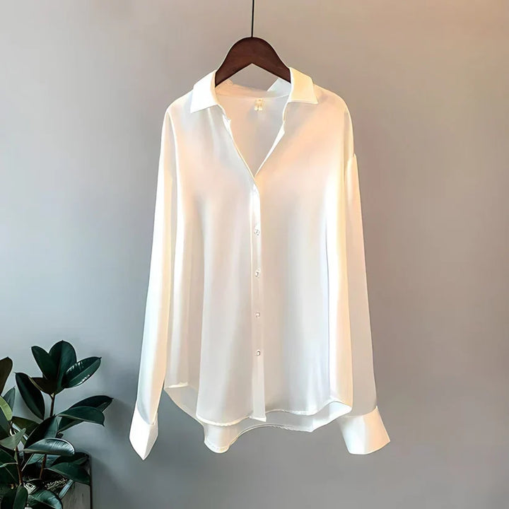 W&W Mode | Luxuriöses Damen Seidenhemd Für Einen Eleganten Look
