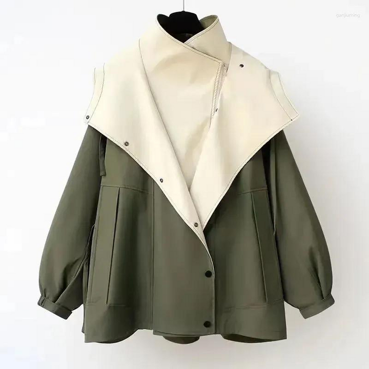 W&W Mode - Wasserdicht - Kapuze - Regenjacke - Damenjacke