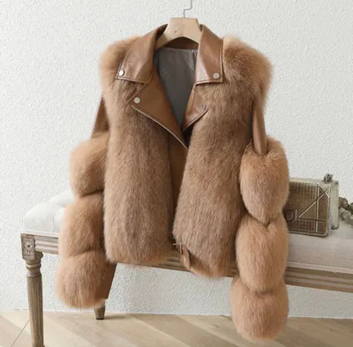 W&W Mode | Luxuriöse flauschige Winterjacke für Frauen - 2024 Style