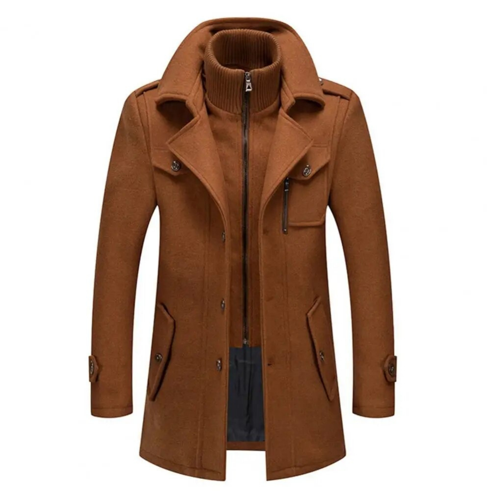 W&W Mode | Moderigtig Doppelkragenjacke Für Männer